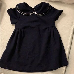 Baby Girl’s Jacardi Navy dress